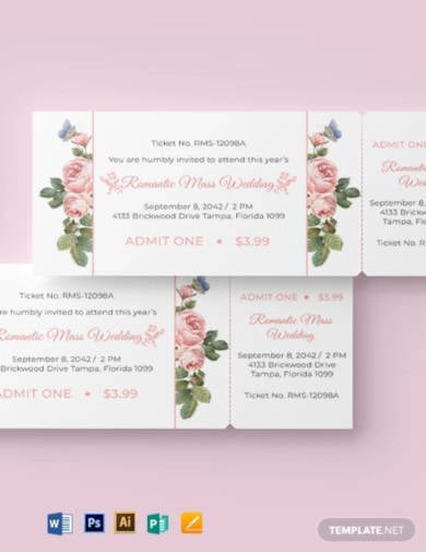 wedding-event-ticket-template