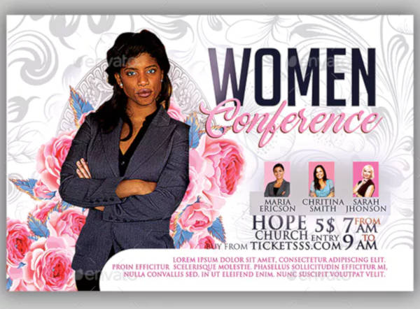 women-conference-church-flyer