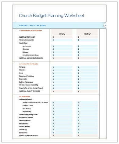 catholic-church-budget-planning-template