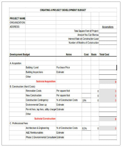 construction-budget-excel-template