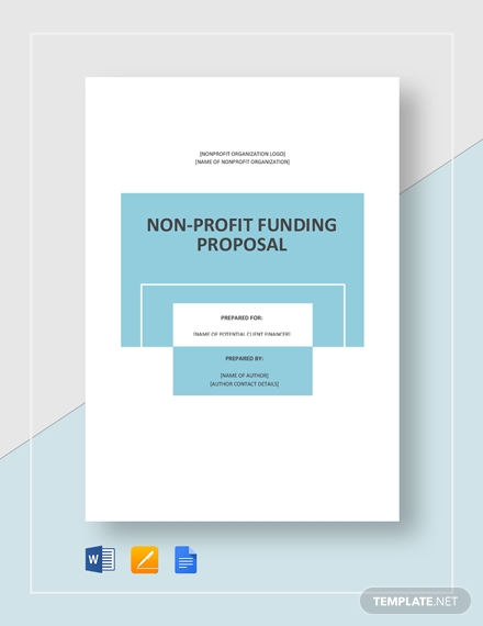 nonprofit fundraising proposal