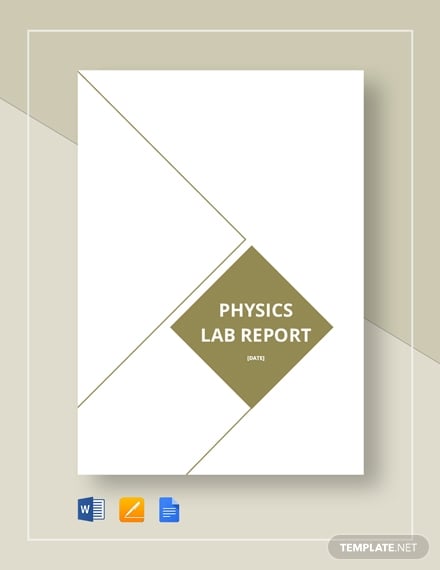 7+ Physics Lab Report Templates - MS Word, Google Docs, Pages, PDF