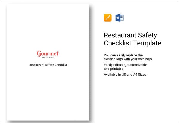 restaurant safety checklist