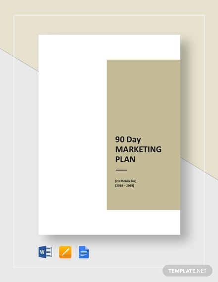 0 day marketing plan