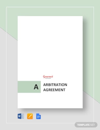arbitration-agreement-for-restaurant-template