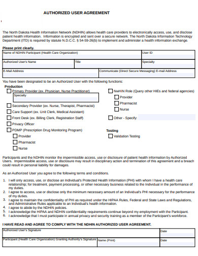 15+ Authorized Agreement Templates - PDF