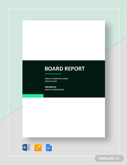basic-board-report-template