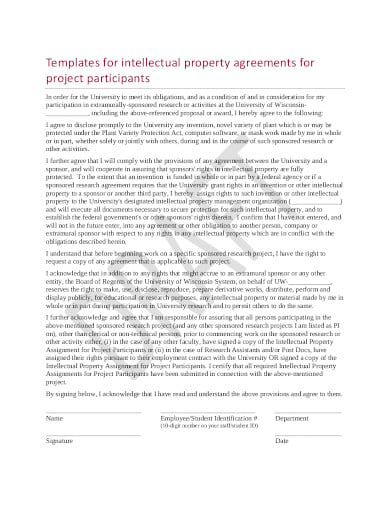 basic intellectual property agreement template