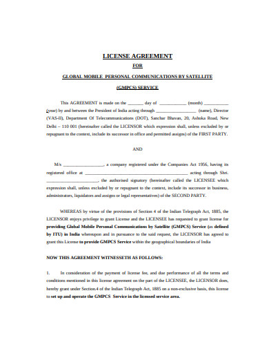 basic license agreement example