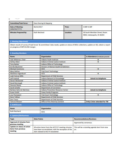 10+ Project Meeting Minutes Templates in Google Docs | Word | Pages | PDF