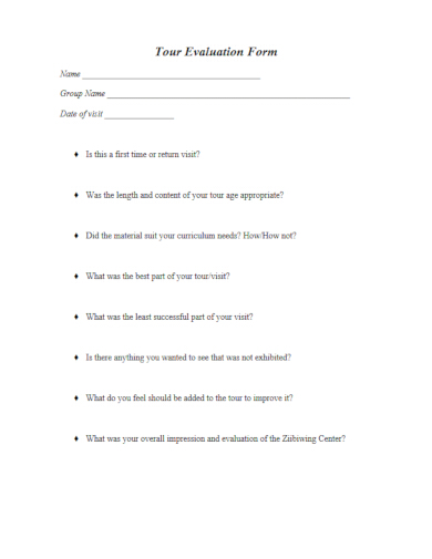 11+ Travel Agency Feedback Form Templates - PDF