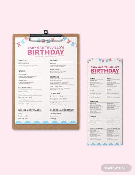 blank-birthday-menu-template