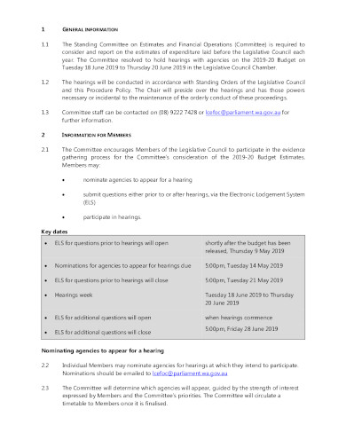 budget estimate procedure in pdf