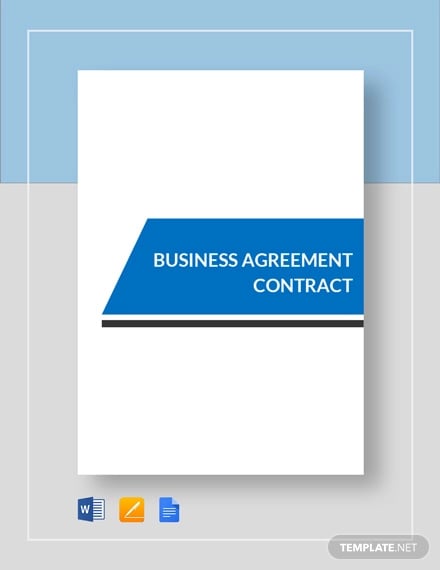 business agreement contract template