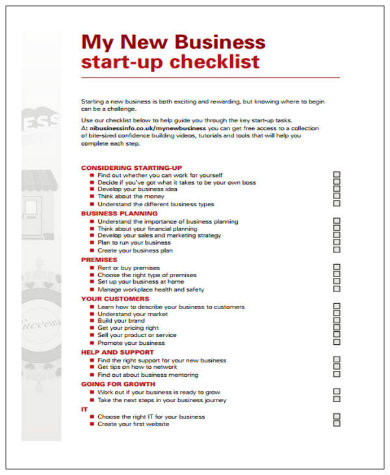 checklist-for-new-business