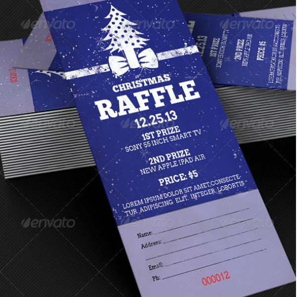 christmas-raffle-ticket-template