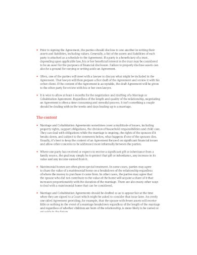 cohabitation agreement format in pdf