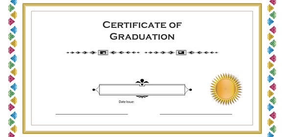 certificate for assignment college