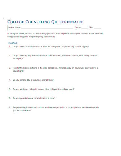 college-counselling-questionnaire