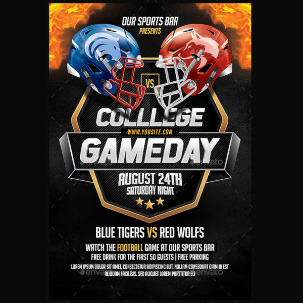 college-gameday-flyer-template