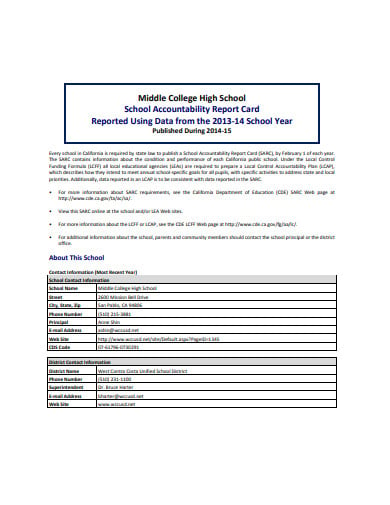 college report card in pdf
