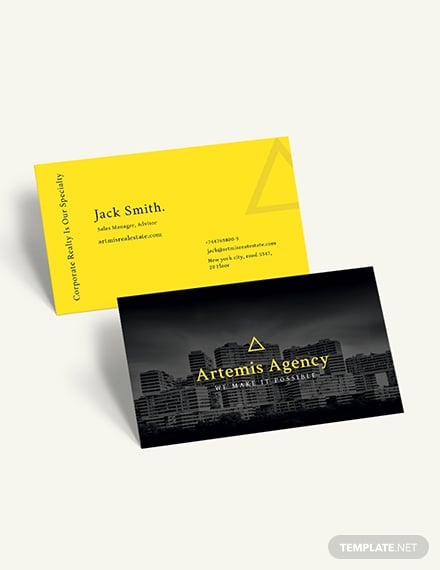 commercial property management business card download
