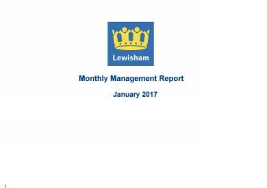 company monthly management report sample