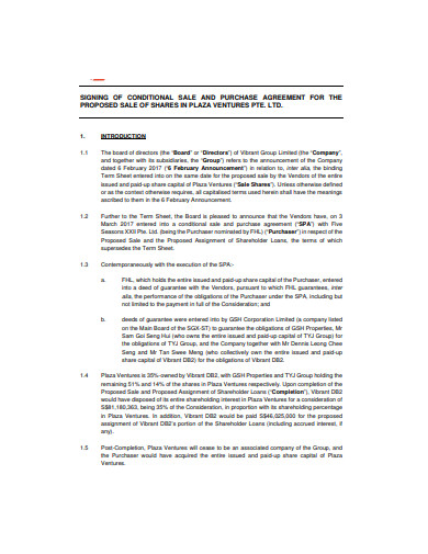 15+ Conditional Agreement Templates - Google Docs, Word, Pages, PDF