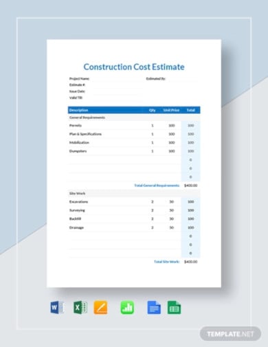 construction-cost-estimate-template2
