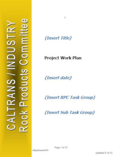 construction project action plan template