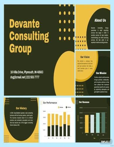 consulting services company profile template
