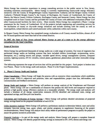 consulting services proposal sample template