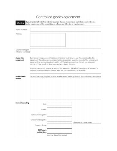 controlled-goods-agreement-template