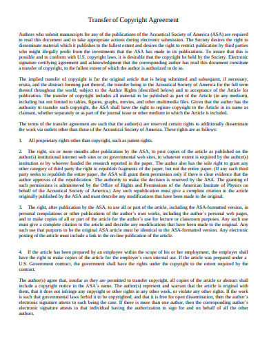 copyright agreement transfer in pdf