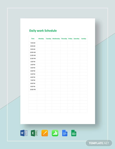 daily-work-schedule-template