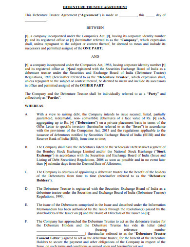 6+ Debenture Agreement Template - PDF, DOC, Google Docs, Pages