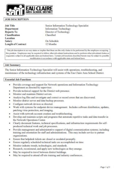 detailed it job description template