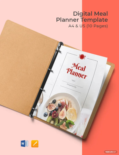 34+ Meal Planner Templates - Google Docs, MS Word, Pages, Illustrator ...