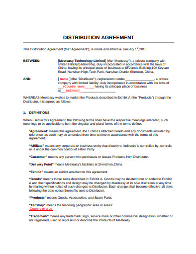 distribution-agreement-format