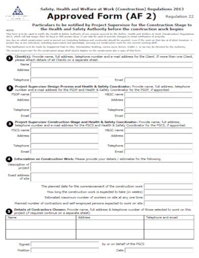 downloadable welfare at work approved form