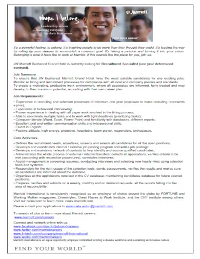 editable job recruitment flyer template
