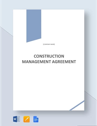 elegant construction contract template