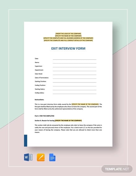 employee-exit-interview-form-template