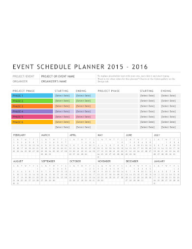 13+ Event Planner Templates - AI, InDesign, PSD, Word, Pages, Publisher ...