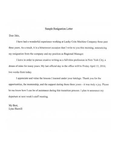 example-of-resignation-letter