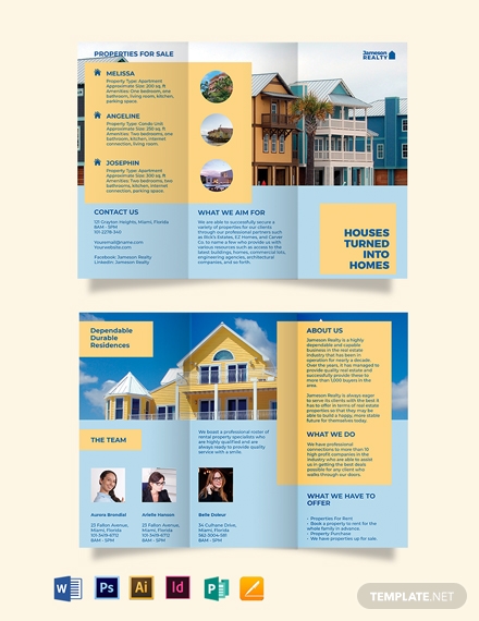 family-vacation-rental-tri-fold-brochure-template