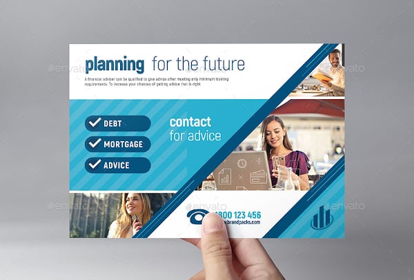 fascinating financial flyer template