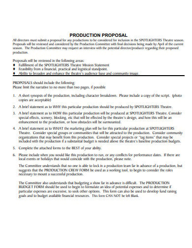 how to write a movie proposal