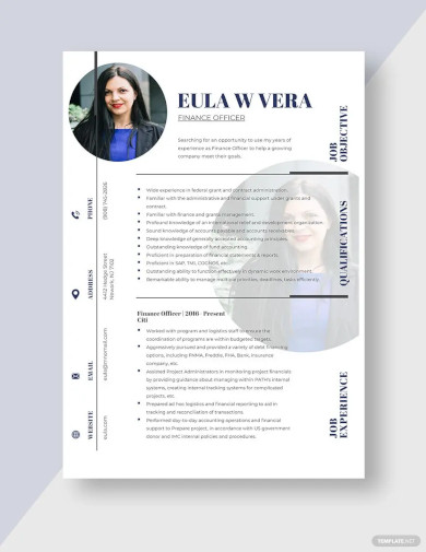 finance-officer-resume-template