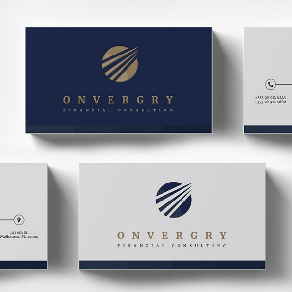 10  Financial Business Card Templates Illustrator MS Word Pages